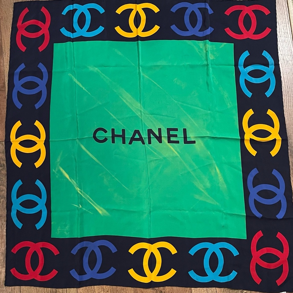 🔥Authentic Chanel Silk Scarf